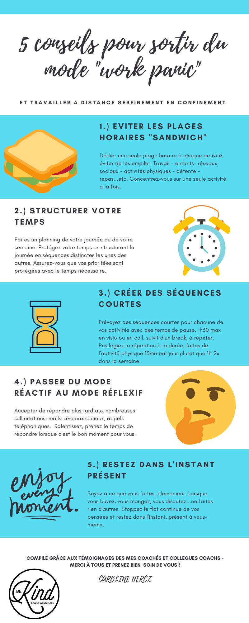 5 conseils pour sortir du mode "work panic" #gestion du temps #gestion du stress