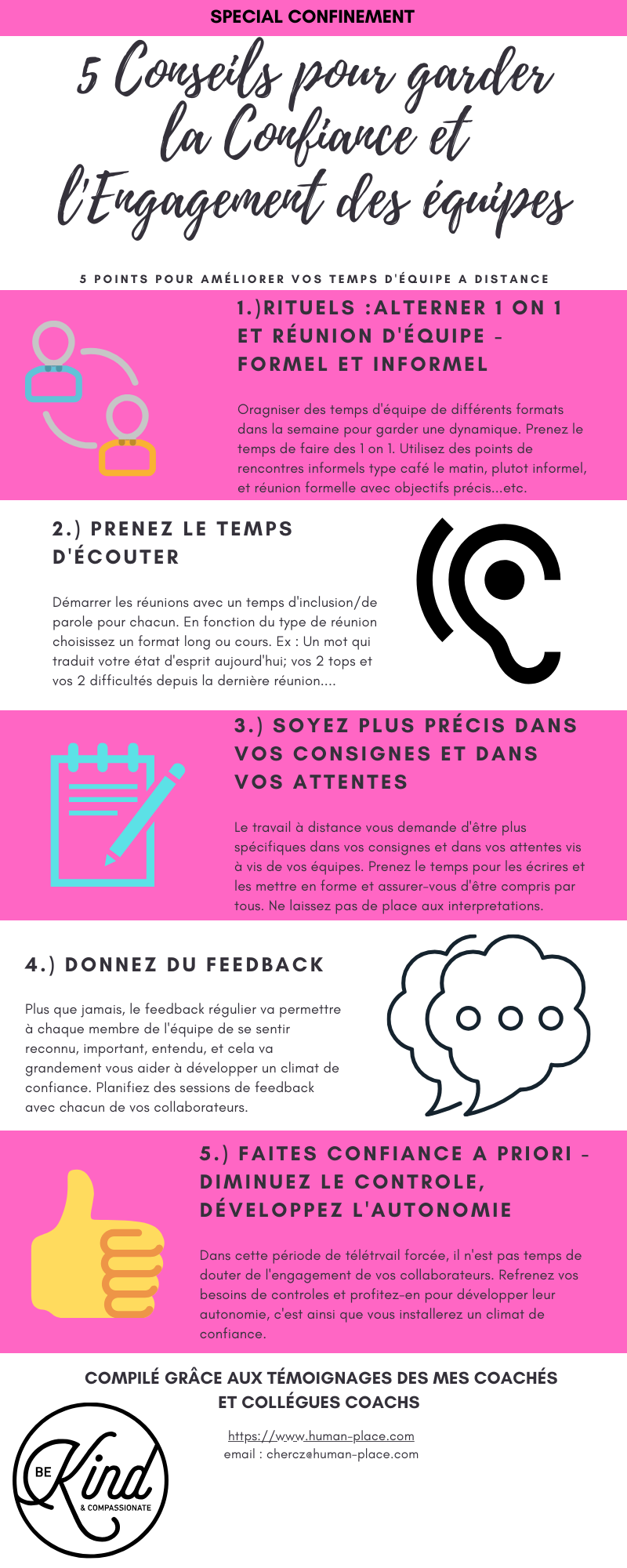 5 Conseils pour garder la confiance et l'engagement des équipes